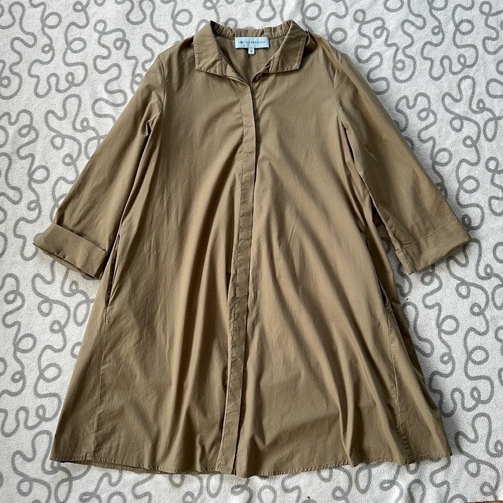 Tuckernuck Button Down Shirt Dress
